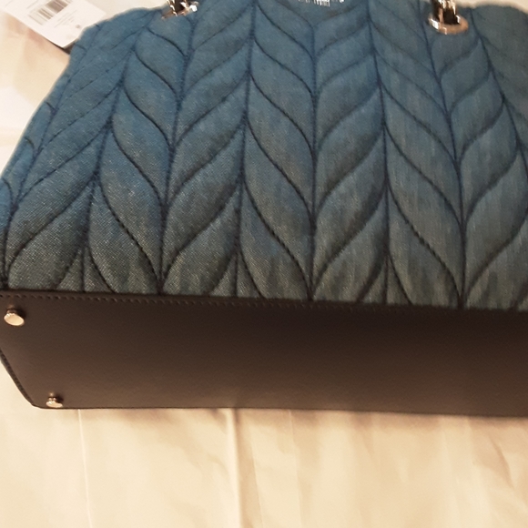 NWT Kate Spade meena briar lane quilted denim Bag - Picture 3 of 7